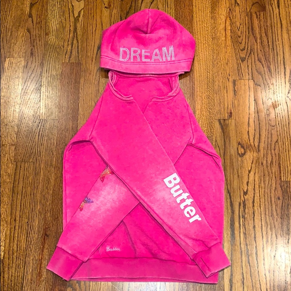 Pink butter hoodie